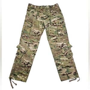 Tactical Pants Cargo Drawstrings Ripstop Men's 36 OCP Operational Camo Multicam